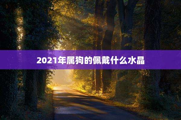 2021年属狗的佩戴什么水晶