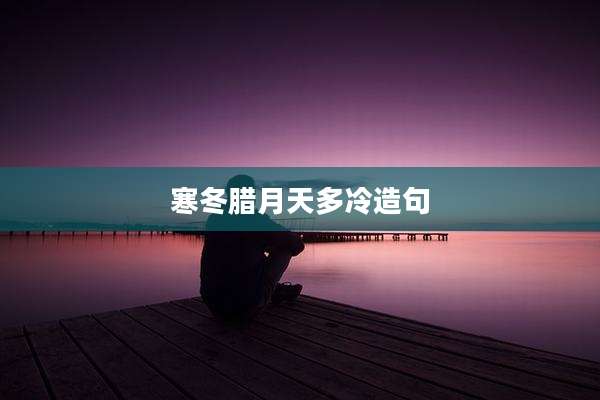 寒冬腊月天多冷造句
