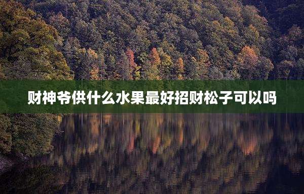 财神爷供什么水果最好招财松子可以吗