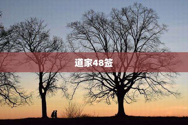 道家48签