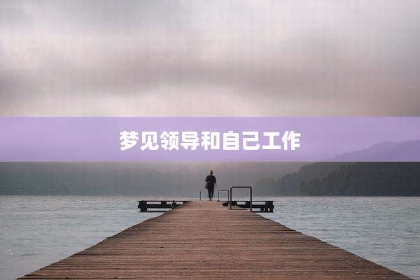 梦见领导和自己工作