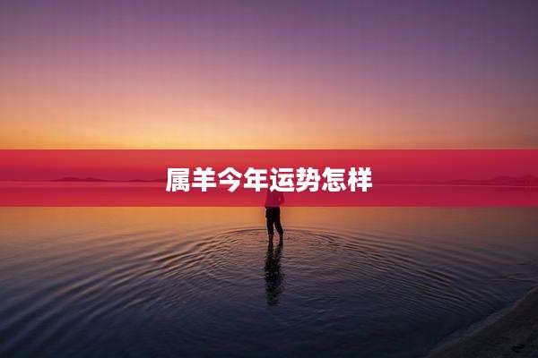 属羊今年运势怎样
