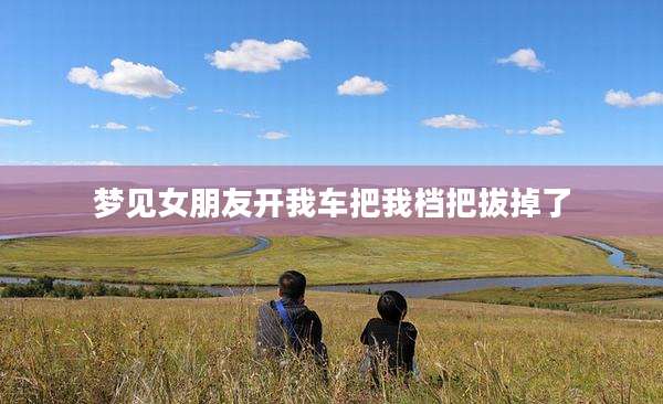 梦见女朋友开我车把我档把拔掉了