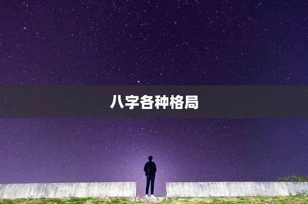 八字各种格局