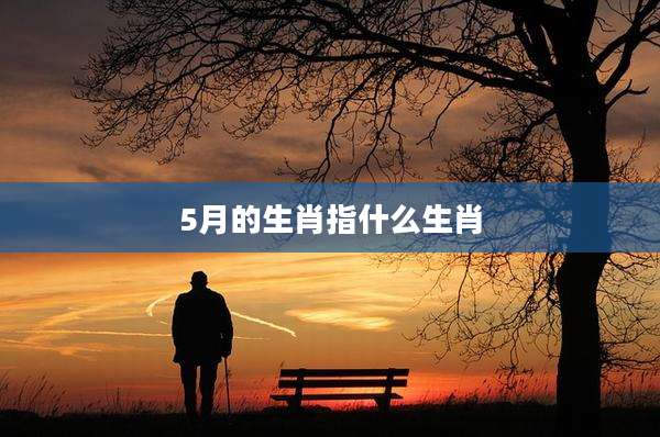 5月的生肖指什么生肖
