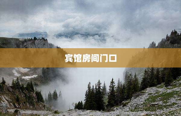 宾馆房间门口