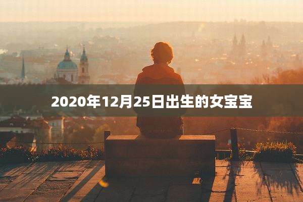 2020年12月25日出生的女宝宝