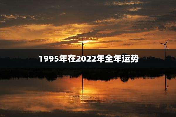 1995年在2022年全年运势