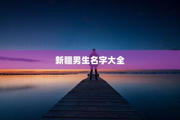 新疆男生名字大全