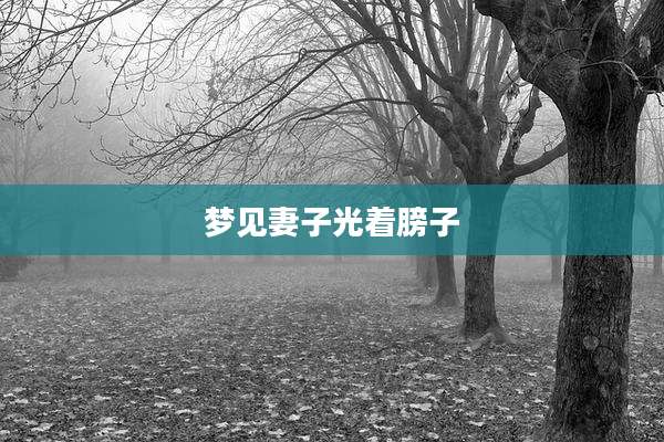 梦见妻子光着膀子