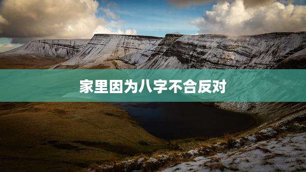 家里因为八字不合反对