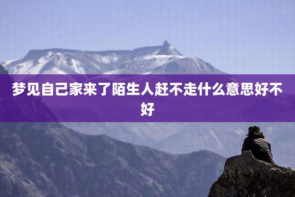 梦见自己家来了陌生人赶不走什么意思好不好
