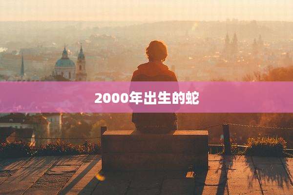 2000年出生的蛇