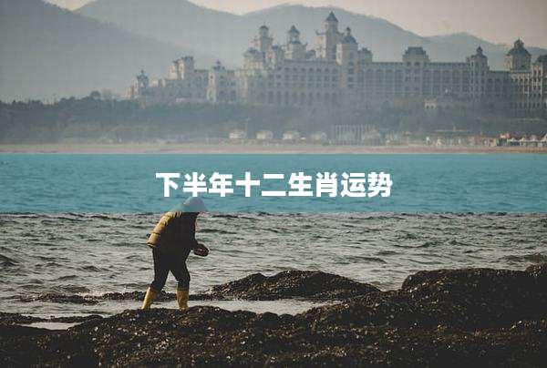 下半年十二生肖运势