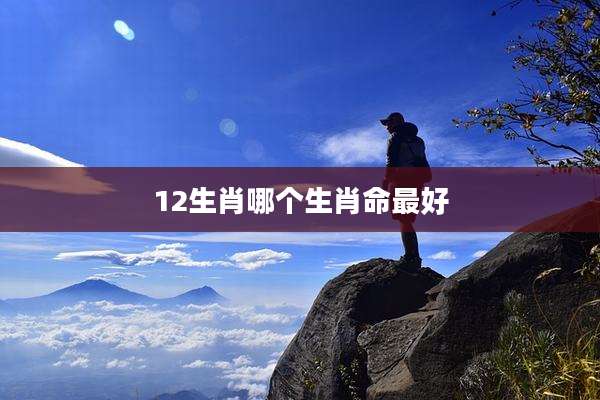 12生肖哪个生肖命最好