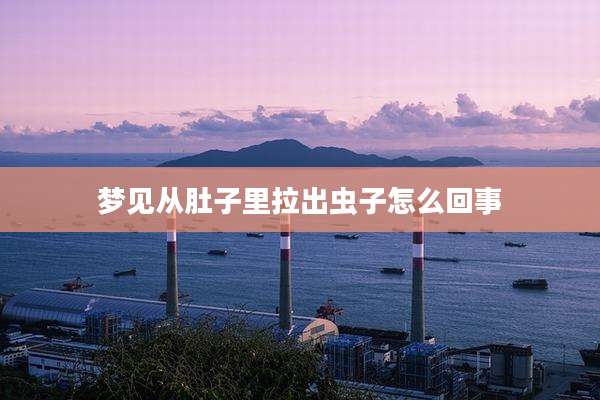 梦见从肚子里拉出虫子怎么回事