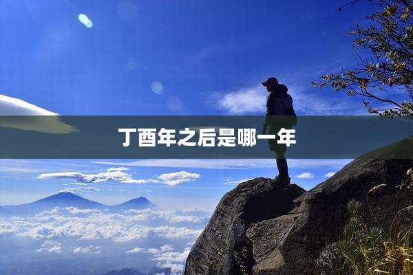 丁酉年之后是哪一年