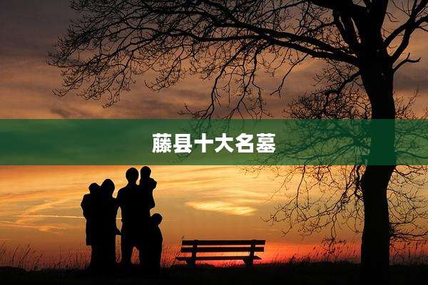 藤县十大名墓