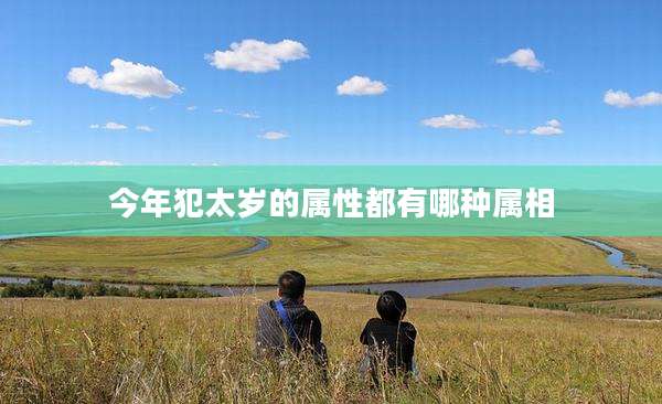 今年犯太岁的属性都有哪种属相