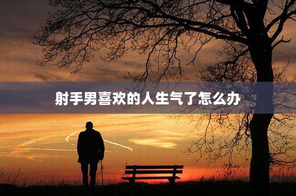 射手男喜欢的人生气了怎么办