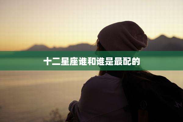 十二星座谁和谁是最配的