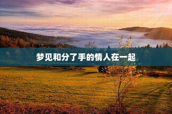 梦见和分了手的情人在一起
