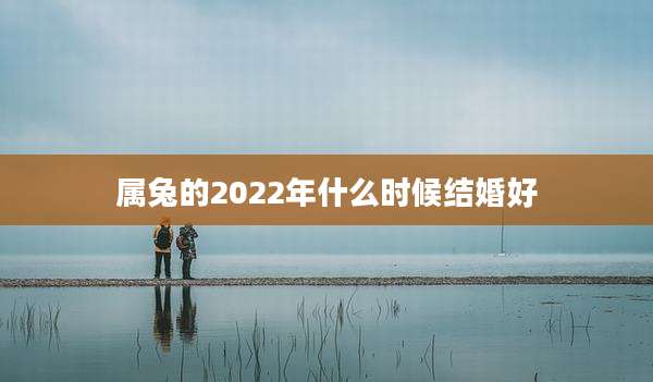 属兔的2022年什么时候结婚好