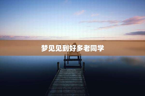 梦见见到好多老同学