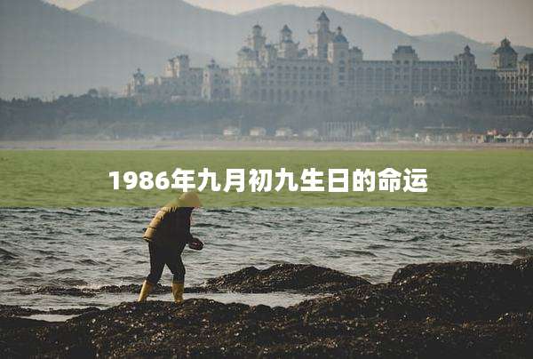1986年九月初九生日的命运