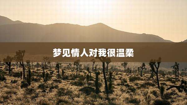 梦见情人对我很温柔
