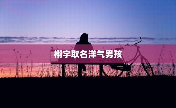 栩字取名洋气男孩