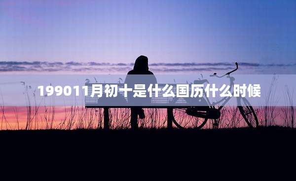 199011月初十是什么国历什么时候