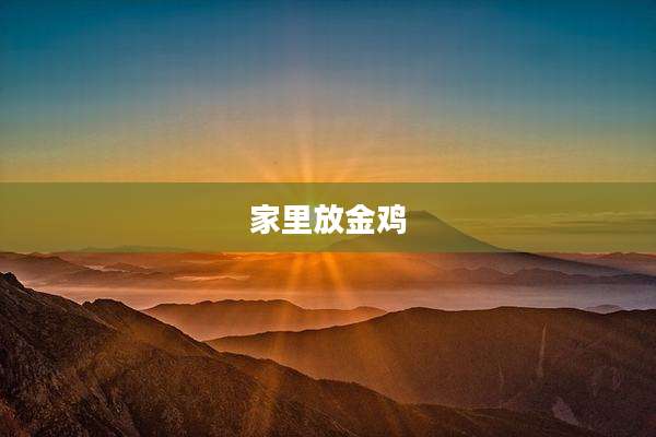 家里放金鸡