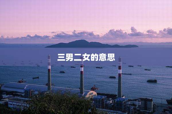 三男二女的意思