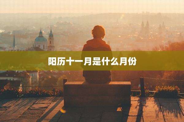 阳历十一月是什么月份