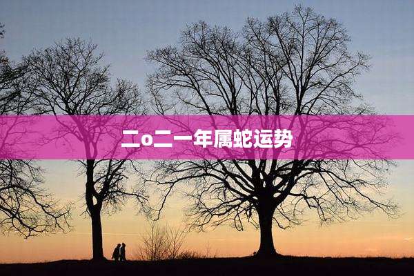 二o二一年属蛇运势
