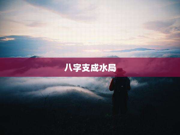 八字支成水局