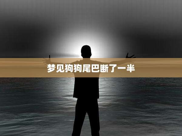 梦见狗狗尾巴断了一半