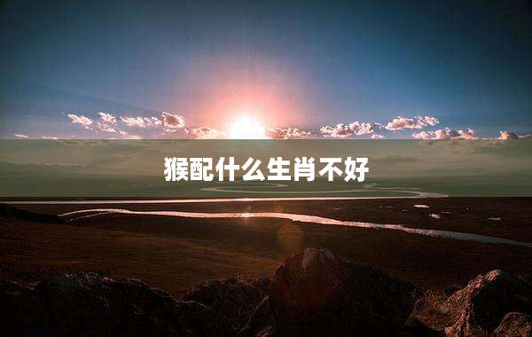 猴配什么生肖不好