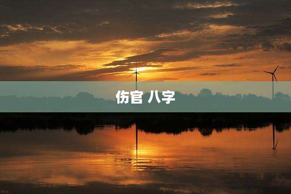 伤官 八字