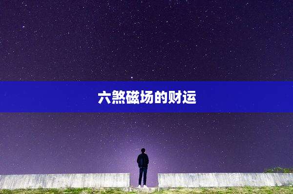 六煞磁场的财运