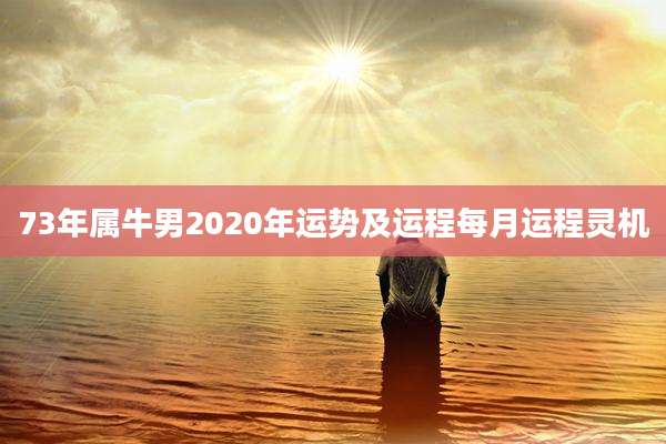 73年属牛男2020年运势及运程每月运程灵机