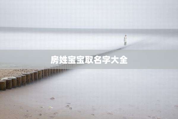 房姓宝宝取名字大全