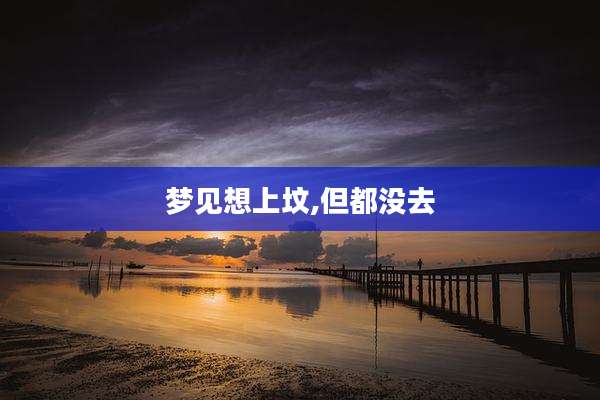 梦见想上坟,但都没去