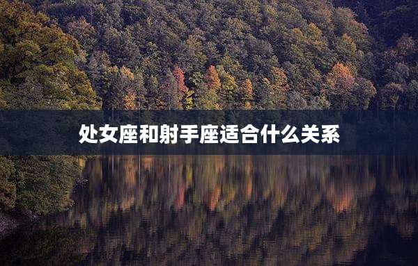 处女座和射手座适合什么关系