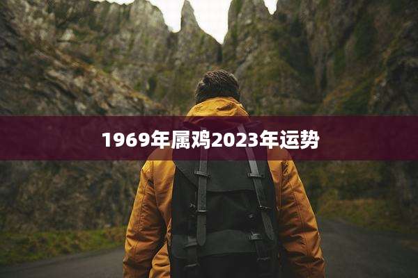1969年属鸡2023年运势
