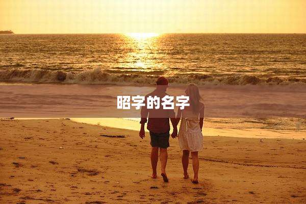 昭字的名字