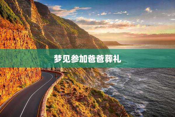 梦见参加爸爸葬礼