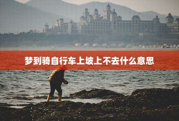 梦到骑自行车上坡上不去什么意思