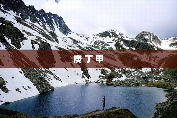 庚 丁 甲